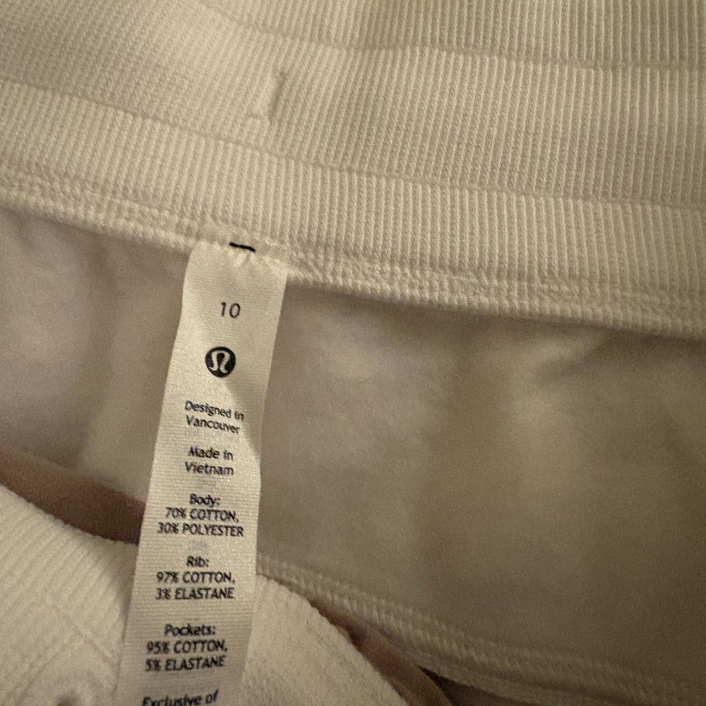 Lululemon White Jogger Pants - Picture 3 of 5